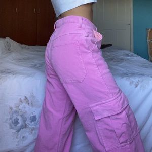 Brandy Melville Pink Corduroy Tatums
